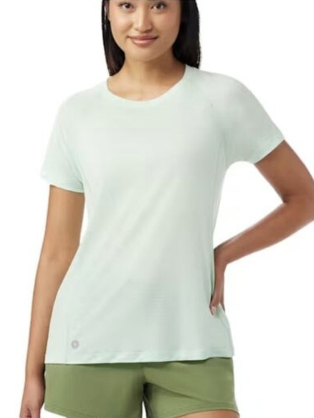 NWOT Smartwool Matcha Green T-shirt Size Large